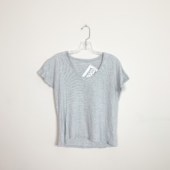Everlane Tops - Everlane | striped scoop neck short sleeve t-shirt